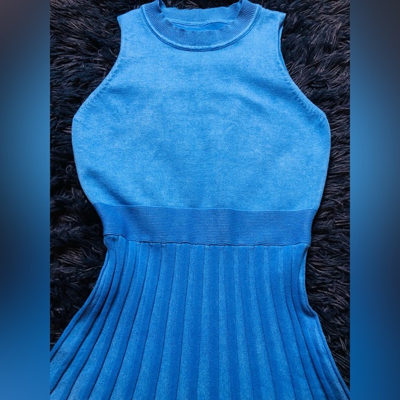 NWOT Knit Tank Dresses Vacation Sleeveless Ribbed Swing Party Midi Dress. Size M - Picture 9 of 10